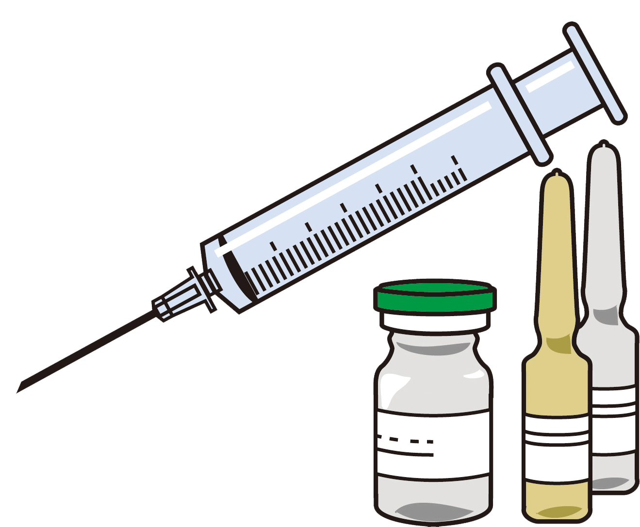 ワクチンのイラスト画像
